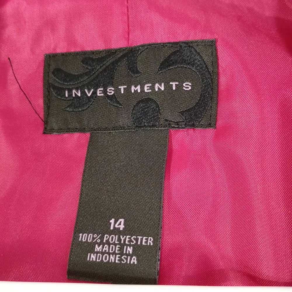 Investments , Vibrant Pink Blazer - Picture 2 of 5